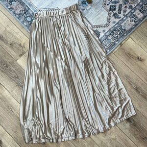 Polyester champagne Skirt